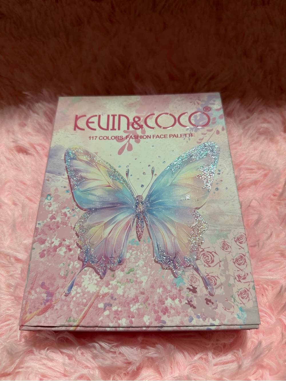 Kids Butterfly Palette Case - Pink Multicolor 117 colors
